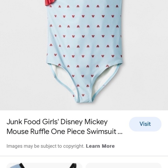 JunkFood Disney Mickey Mouse Ruffle One Piece - Picture 6 of 6